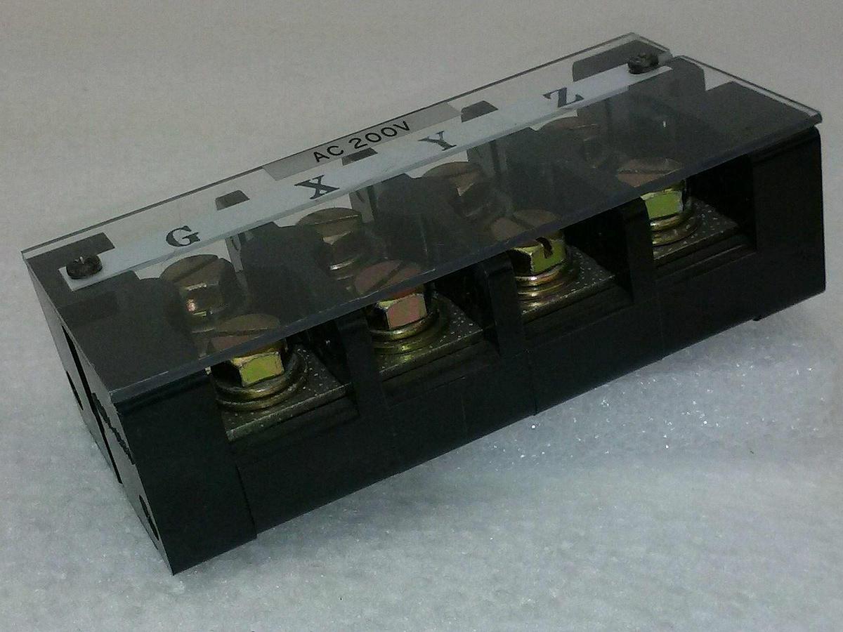 Used TEL Tokyo Electron Gas Box Terminal Block 4-Position, Used