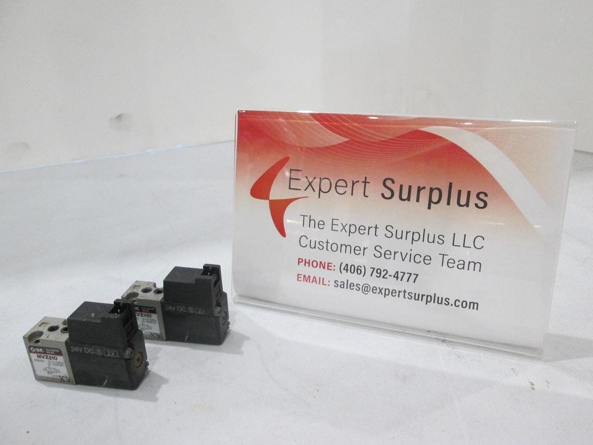 Used SMC, NVZ110, Pneumatic Valve, Used, Lot of 2