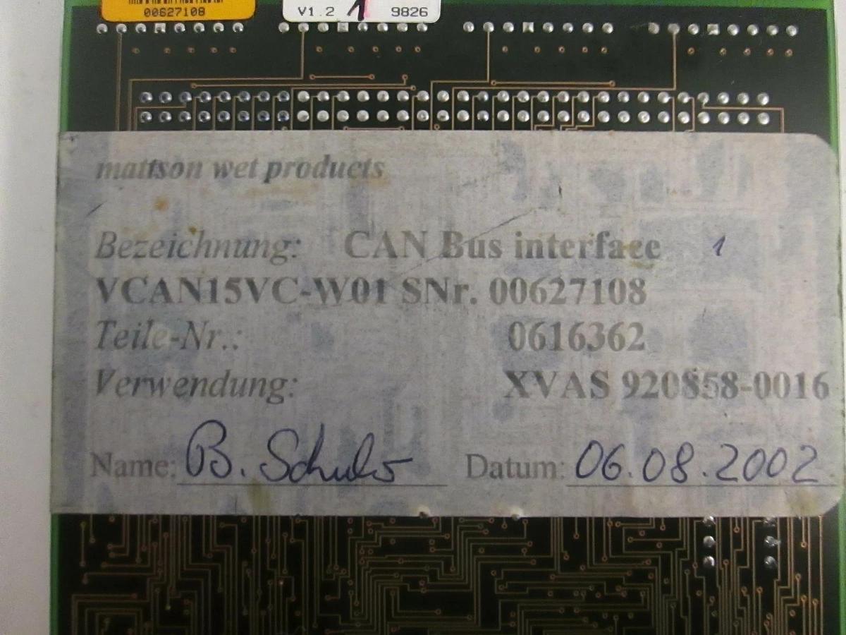 Used Industrial Computers, CANBus Interface, VCAN15VC-W01, Working When Removed