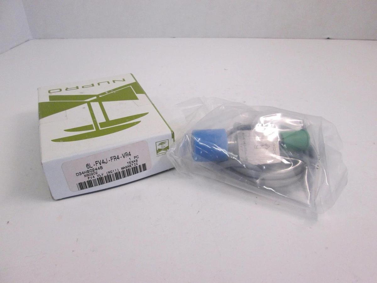 NUPRO 6L-FV4J-FR4-VR4 Vertical Flow Sensor, 1/4" FVCR x 1/4" MVCR