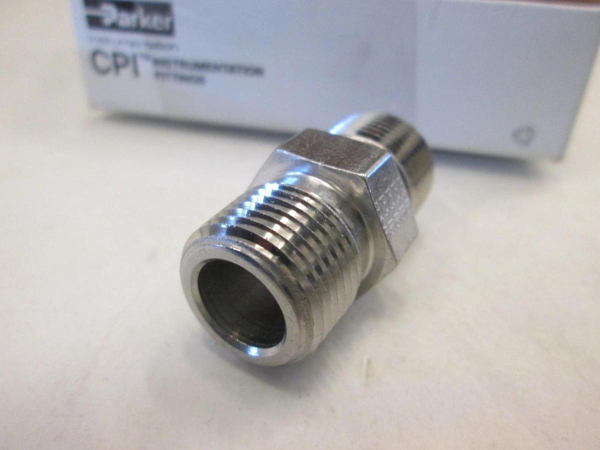Parker, 6-6 MHN-SS, Male Hex Nipple, New