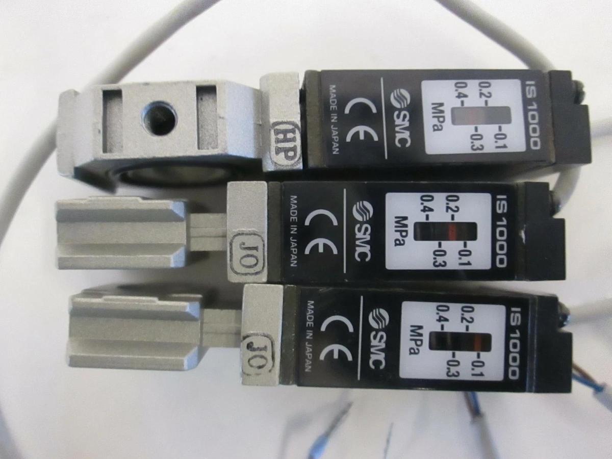 Used SMC, Pressure Switch Sensor, IS1000, Used, Lot of 3