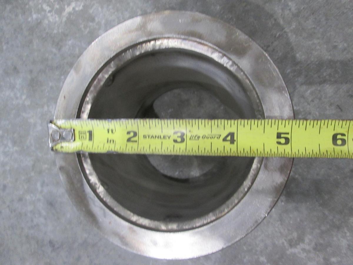 Used Stainless Steel Adapter, 3 1/2", Used