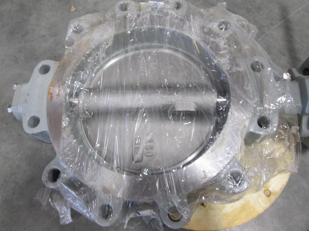ABZ Valves and Controls, 402-100, 10", Butterfly Valve, Class 150, WCB Body, new