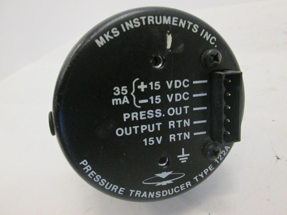 Used MKS, Baratron 2 Torr Pressure Transducer, 122AA-00002BB, Used