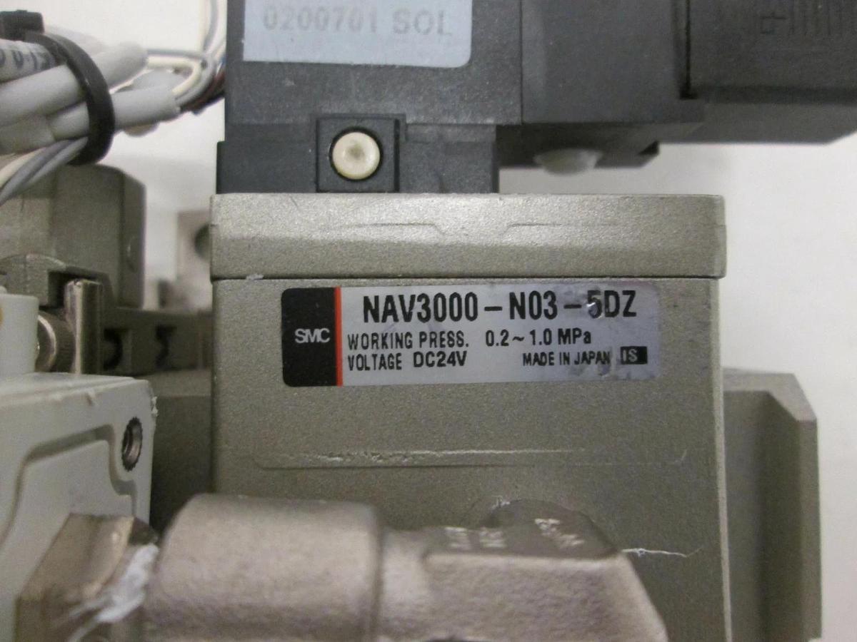 Used SMC, AW30-N03D-8Z, NAV3000-N03-5DZ, Filter Regulator Assy, Used