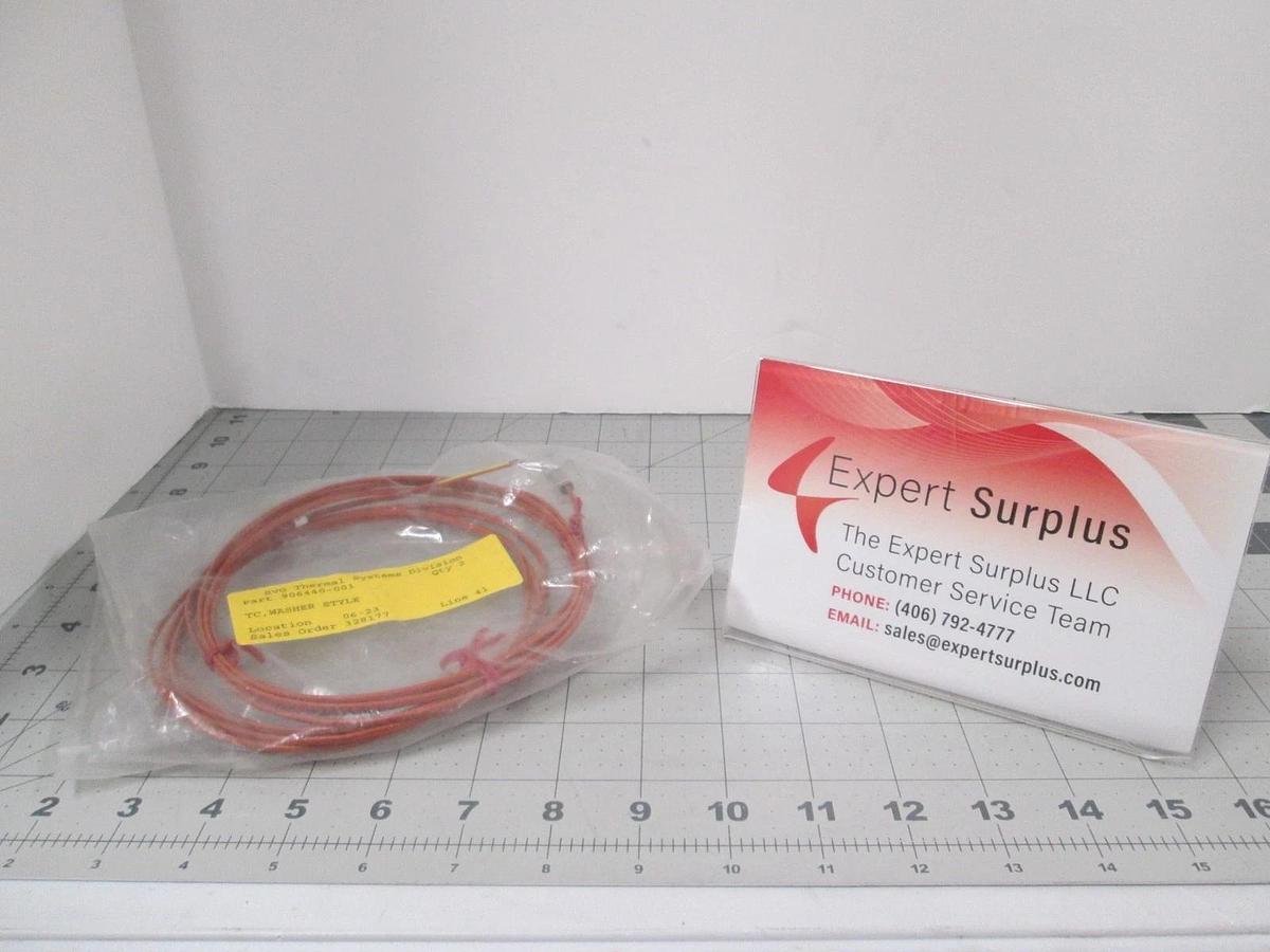 Watkins Johnson, 906440-001, Thermocouple 2-Wire Harness for WJ999, New, Single