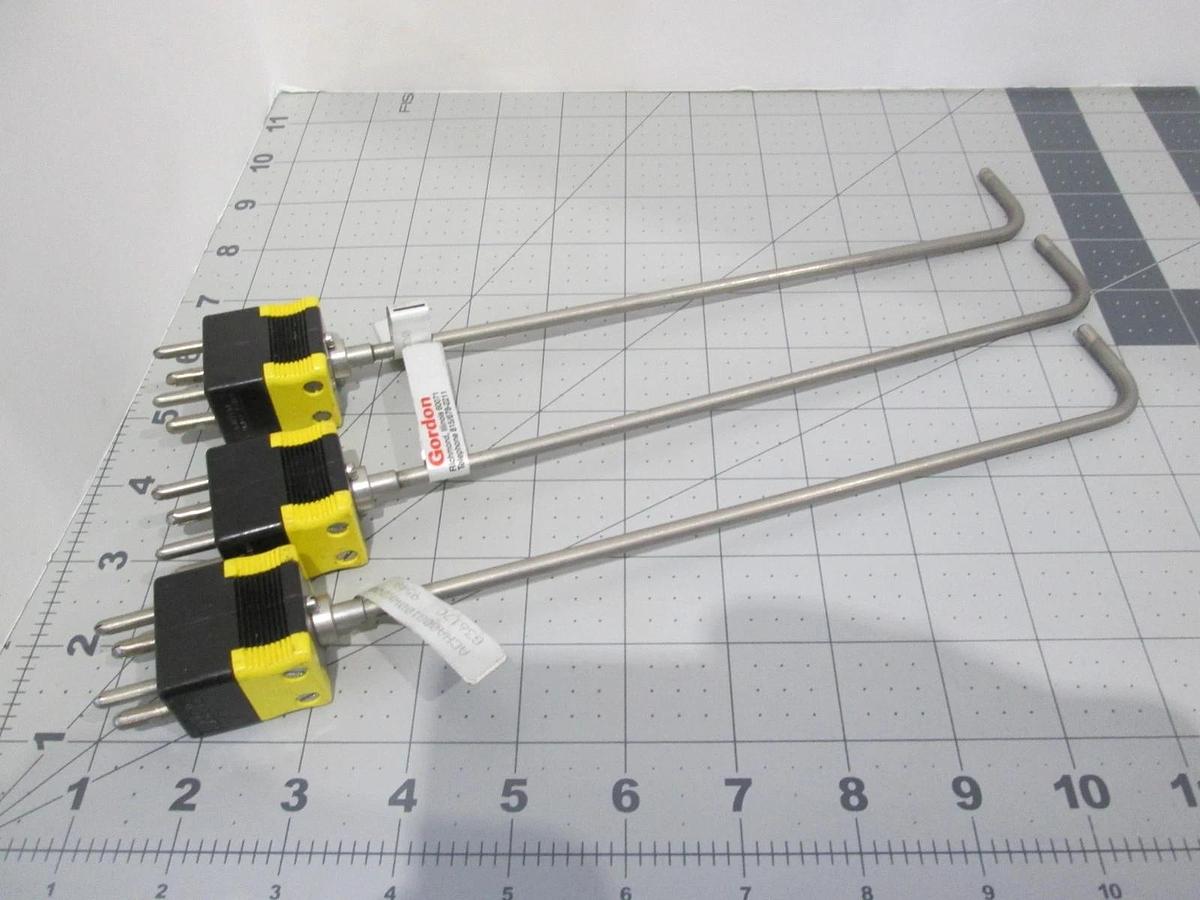 WJ Gordon, ACHA00Q100WK000, Thermocouple, Temp Measurement Sensor, New, Lot of 3