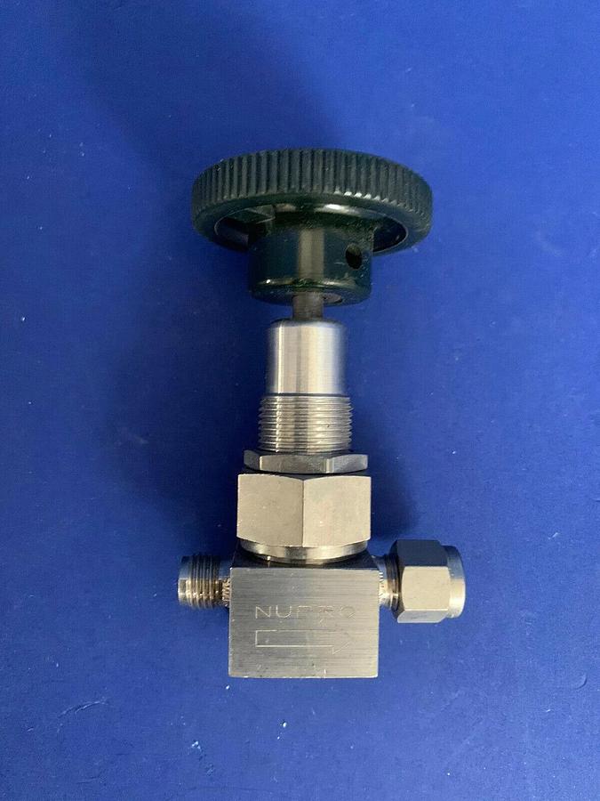Used Nupro M-4BG Manual Valve, 1/4" Swagelok, Used