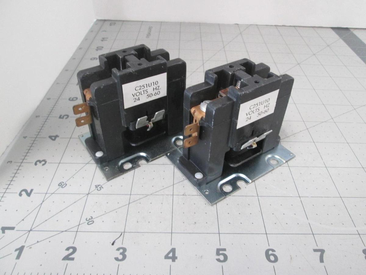 Arrow Hart Contactor C251U10, 24V, 50/60Hz, New, Lot of 2