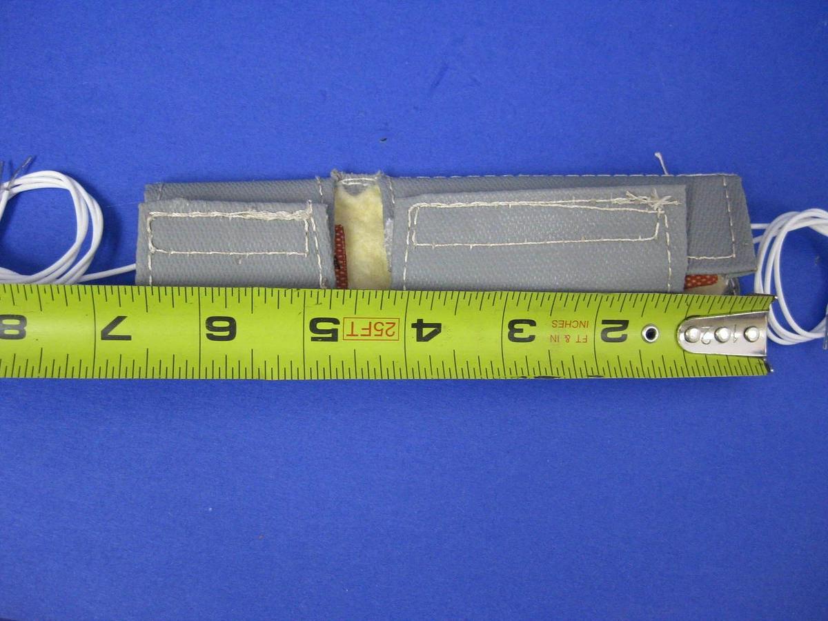 Insulator Heater Jacket for 1" Pipe, 6.5"L w/ Watlow 010030C1 Heater -Lot of 3