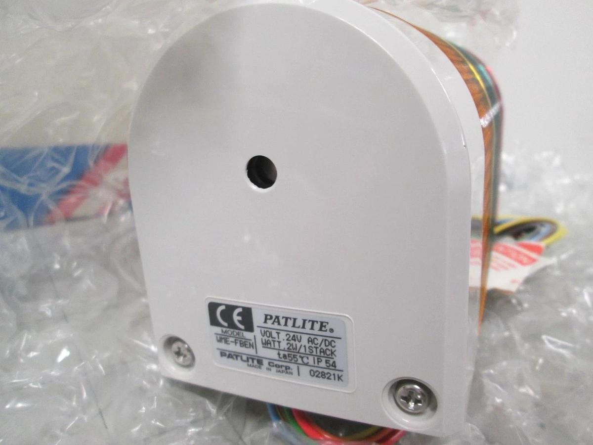 Patlite, WME-302FBEN, WME Series Signal Tower, Wall Mount, Y/G/R, New