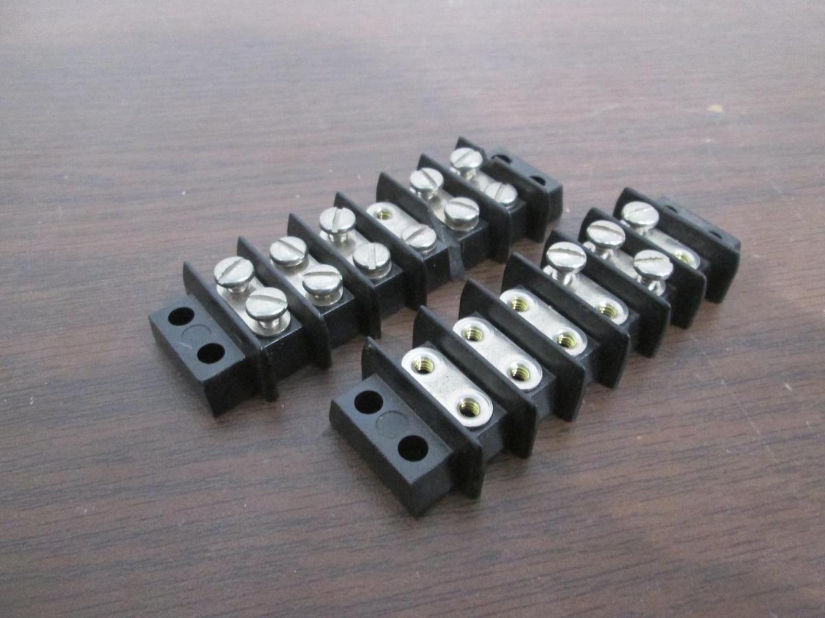Used Cinch, 6 Position Terminal Block, Used, Lot of 2