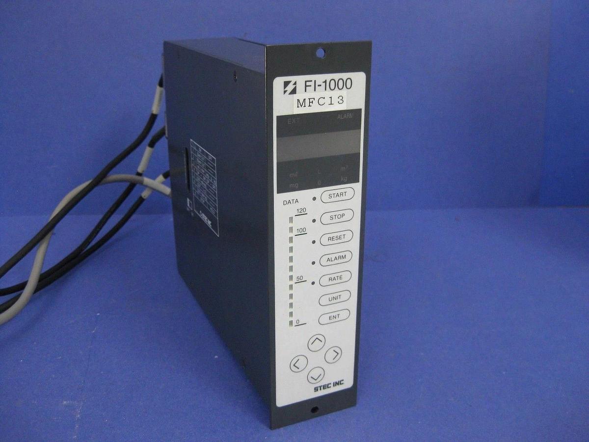 Used TEL Tokyo Electron STEC FI-1000  V1.3  Unit Flow Control for MFC, Used