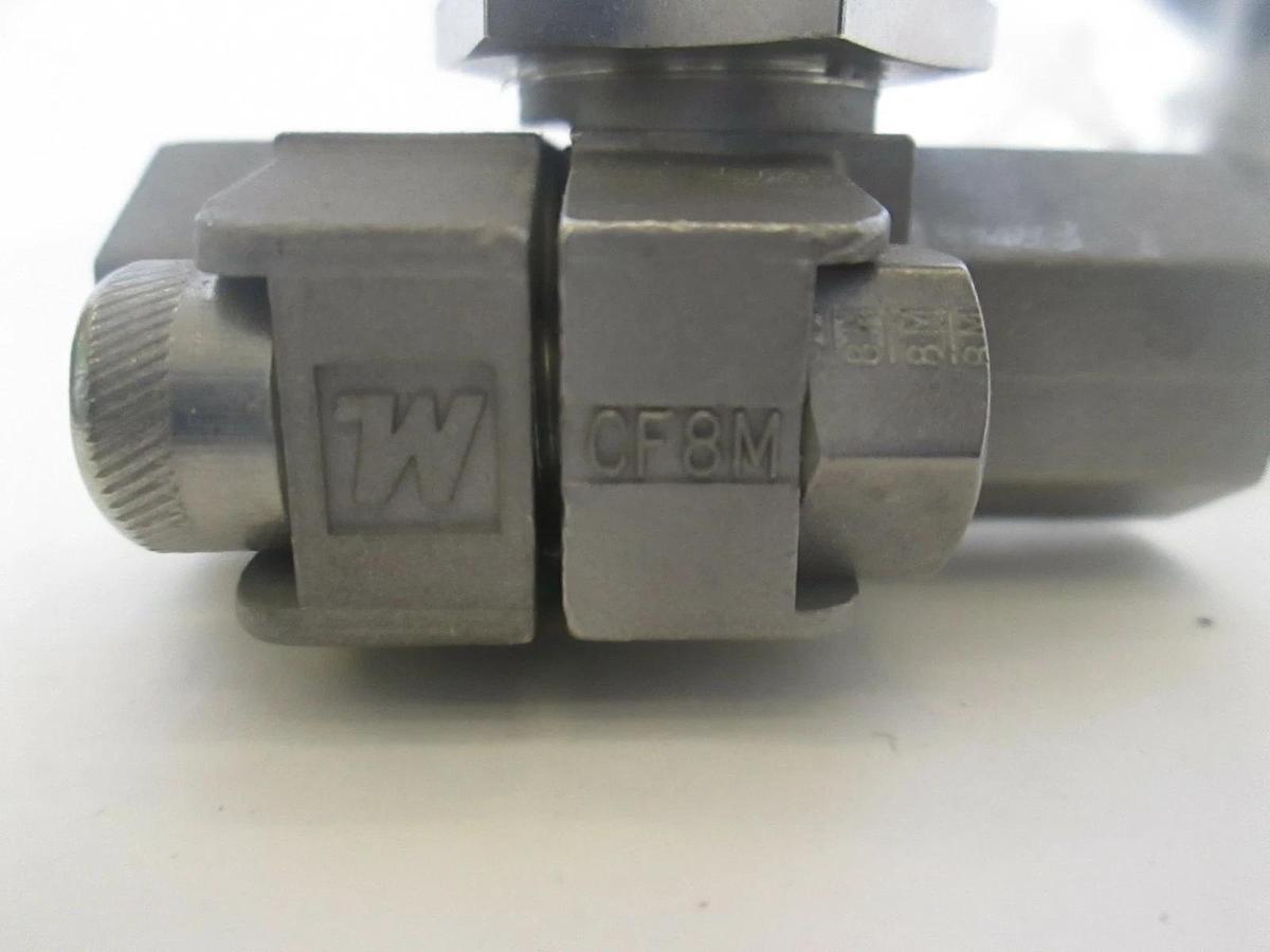 Used Whitey, SS-33VF4, Type CF8M Ball Valve, Used, Lot of 2