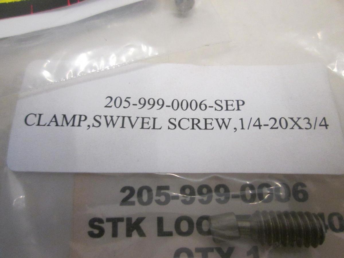 CARR LANE MANUFACTU, CL-2-SSC-S, CLAMP,SWIVEL SCREW, 1/4-20 x 3/4, New, Lot of30