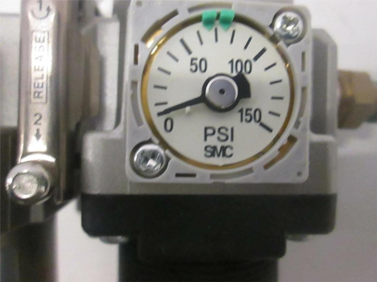 Used SMC, Compressed Air Filter Assy w/ Modular Regulator, AF30-N02C-Z, Used