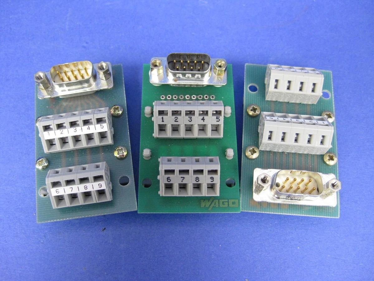 WAGO Interface Module 289-445, D-Connector, 9 Pole, Lot of 3