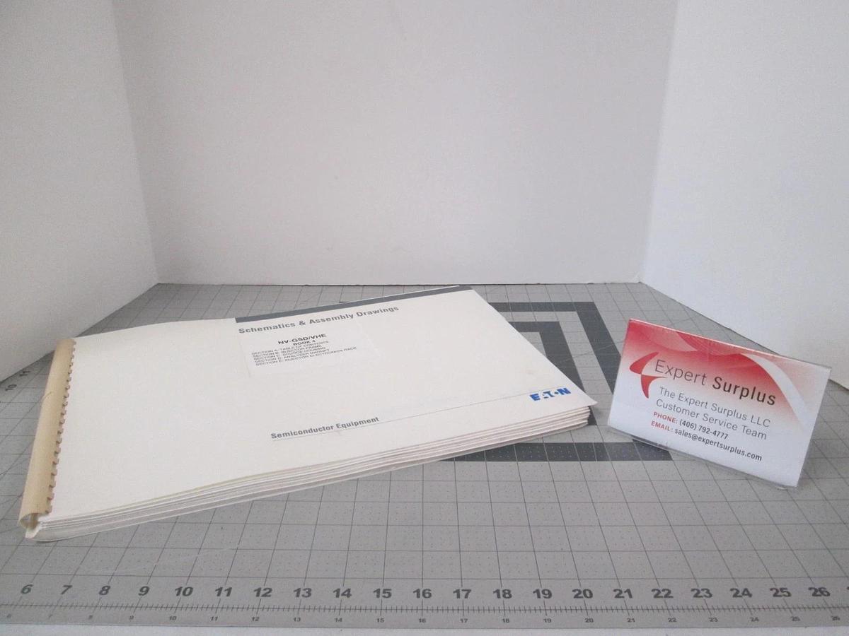 Used Eaton, NV-GSD/VHE, Book 4, Schematics and Assembly Drawings, Used