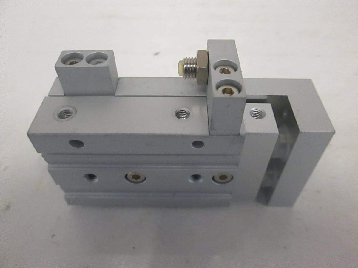Used SMC, 13-MXS12-30 Air Cylinder Linear Slide Actuator Table, Used