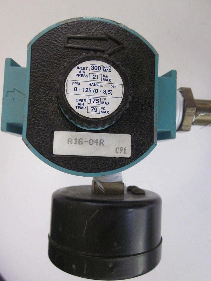 Used LOT OF 2! DIXON R16-04R REGULATORS (1 WITH CONNECTOR AND GAUGE) - USED