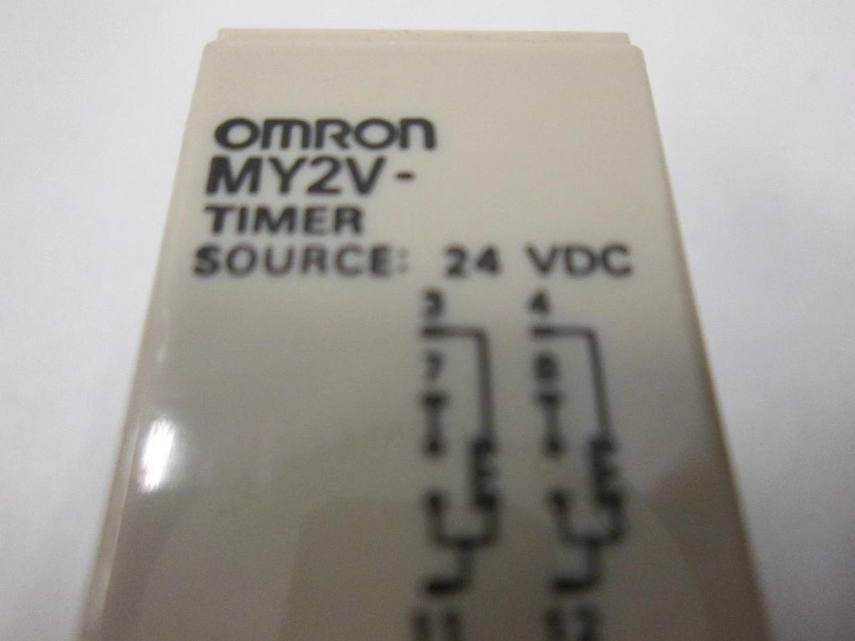 Used Omron, MY2V, 5 Sec Time Delay Relay, 24 VDC, Used
