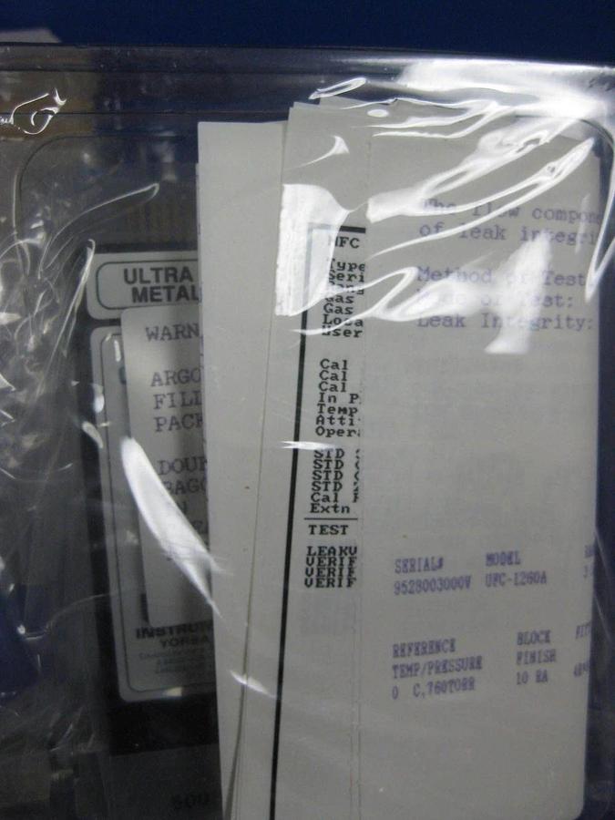 Used Unit UFC-1260A Mass Flow Controller, N2, 3SLM, Refurbished