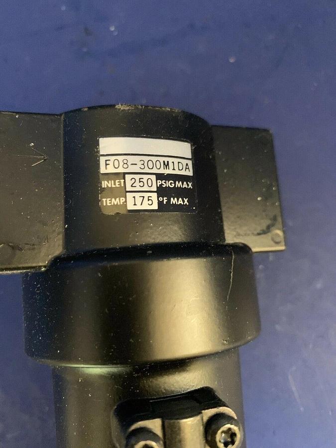 Used NORGREN F08-300M1DA Filter, Metal Bowl w/ Sight Glass, 1/2", Used