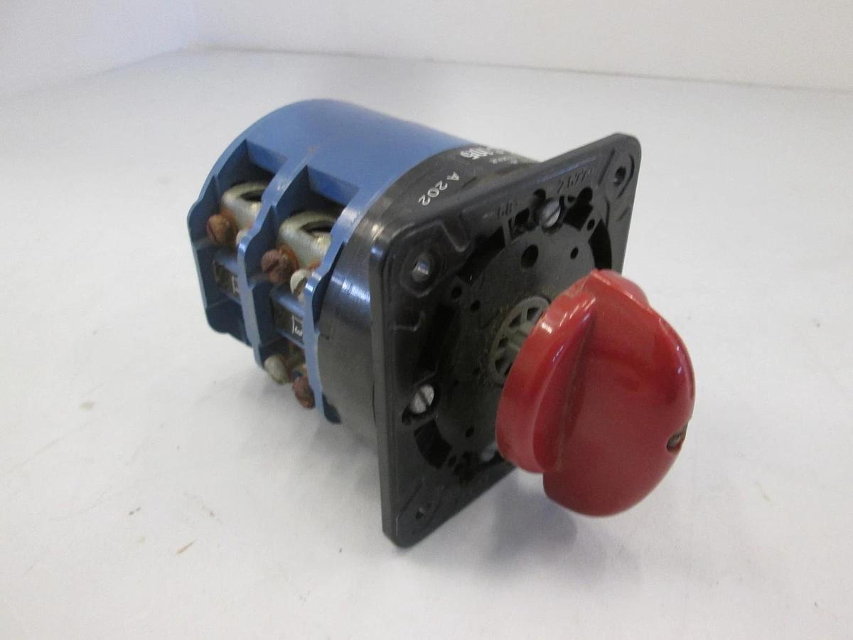 Used Kraus & Naimer, C105, Selector Switch 2 Position, 500V, 100A, Used