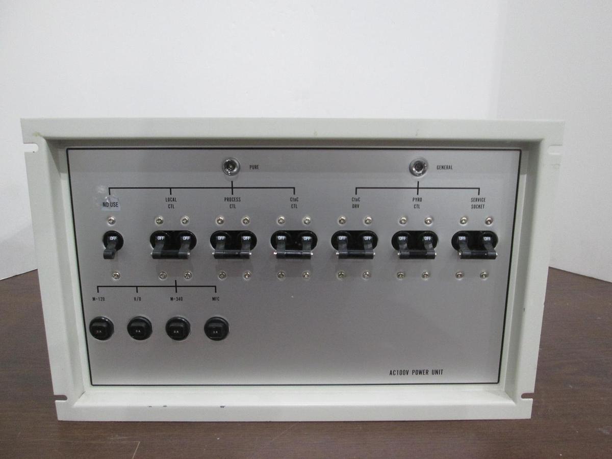 Used TEL Tokyo Electron, AC100VP.U, AC100V Power Unit, Used