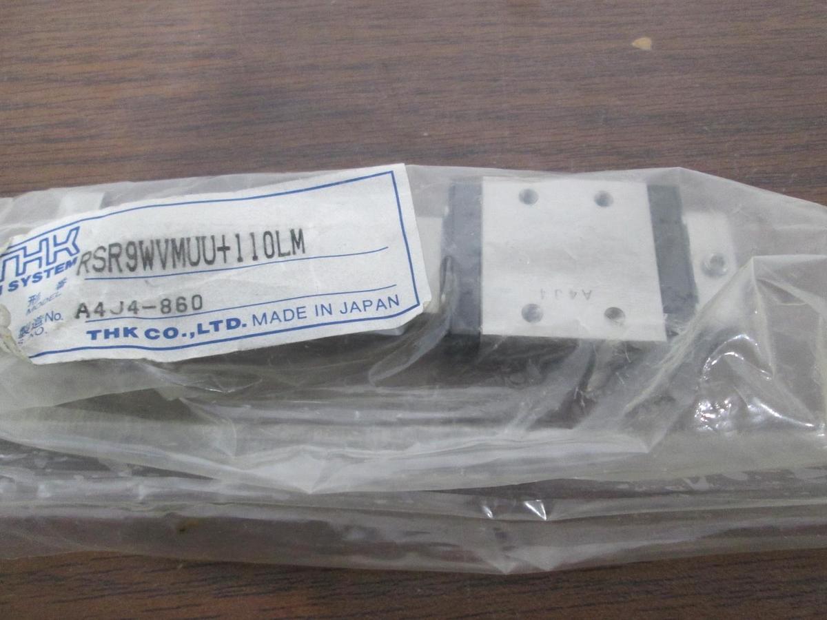 Used THK, RSR9WVMUU+110LM, Linear Guide Rail w/ Block, New