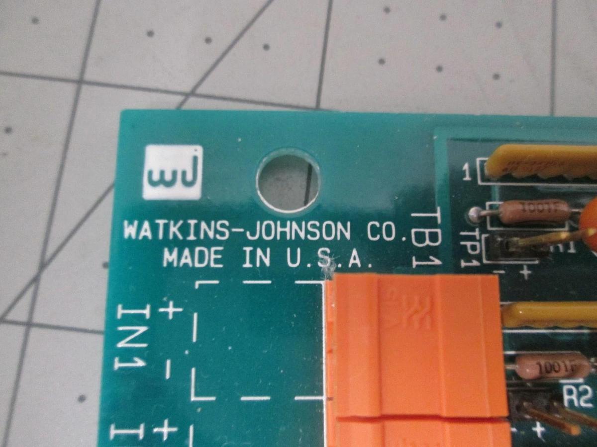 Used Watkins Johnson, 905919-001, Hi-Res Temp Interface PCB Assy, Used