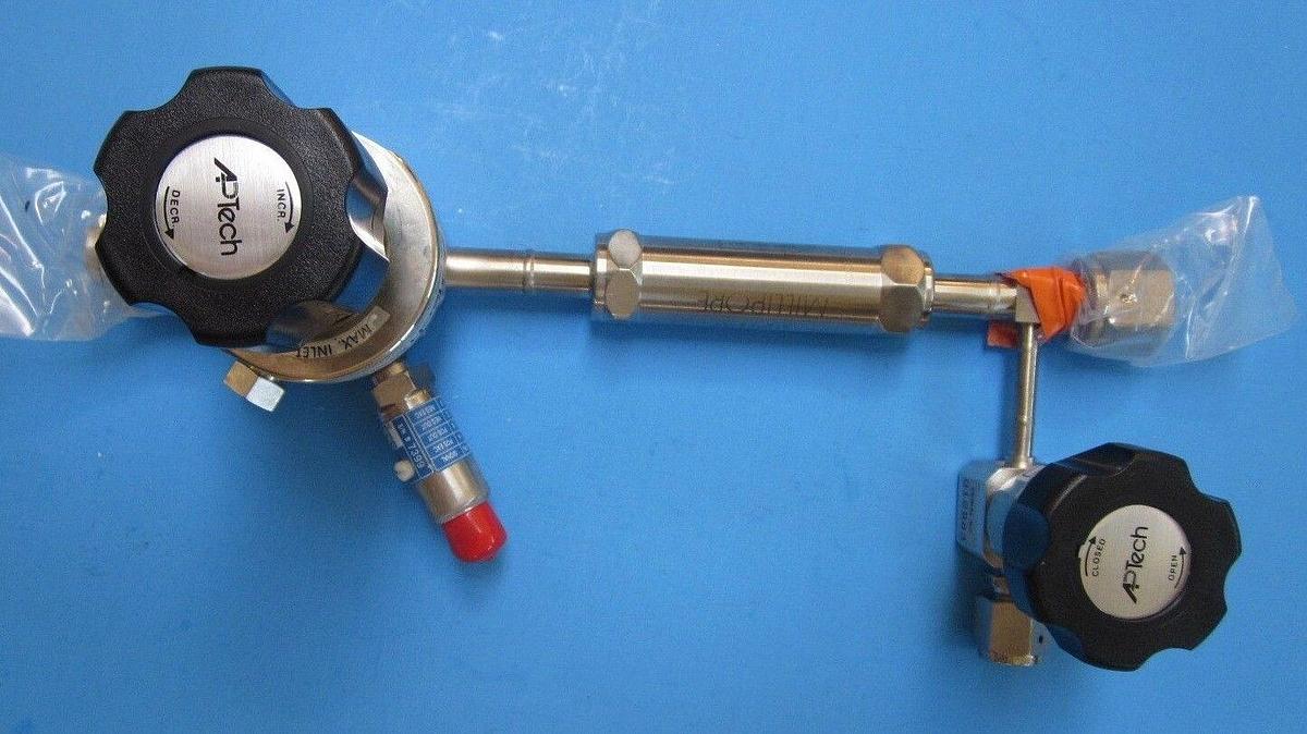 High Purity Gas Stick ASSY, 1/2" FVCR, Aptech AP1810 Regulator, SPAN 23-1161