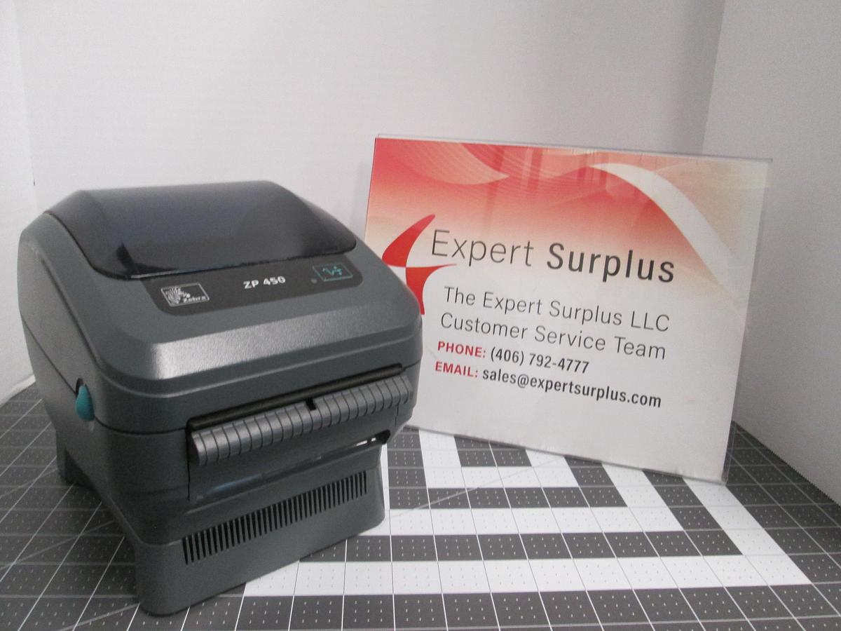 Used Zebra, ZP450, UPS Thermal Shipping Label Printer ZP450-0501-0000A, Tested Works