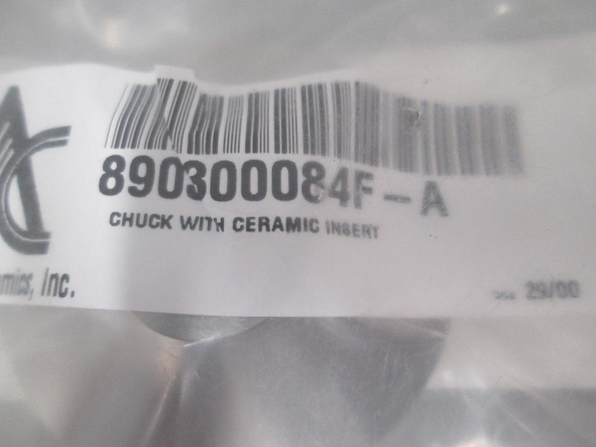 Applied Ceramics, 890300084F-A, Chuck w/ Ceramic Insert. New