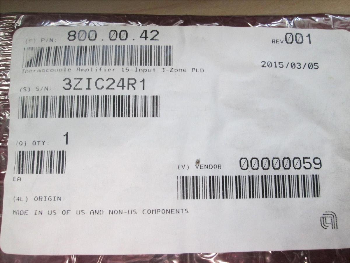 AMAT, Mypro SEMY TC amp Thermocouple Amplifier Interface, 907.00.12, New
