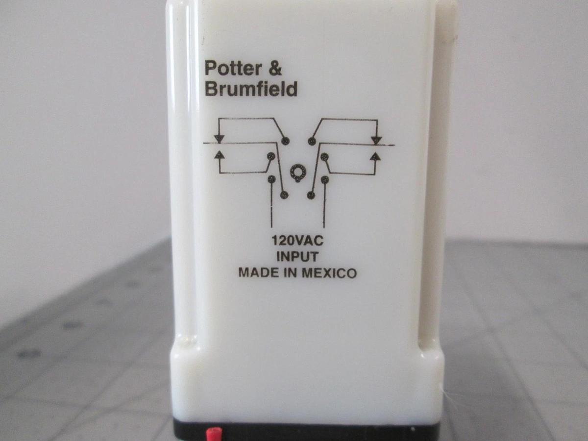 Used Potter & Brumfield CKB-38-77010 Time Delay Relay 0.1 sec to 10 sec, Used