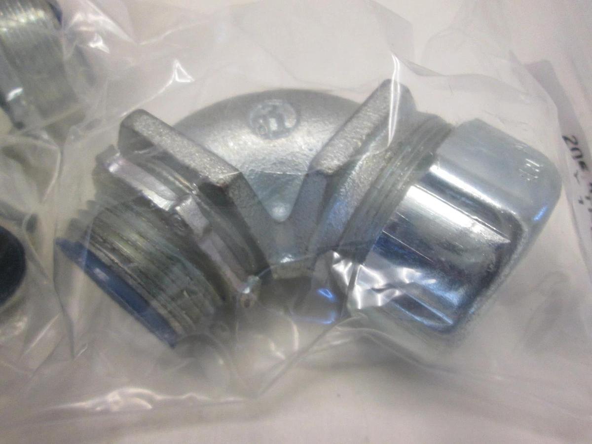 Thomas & Betts, 5354, FITTING, Conduit Liq Tight, 90 deg ELBOW, 1", New, Lotof2