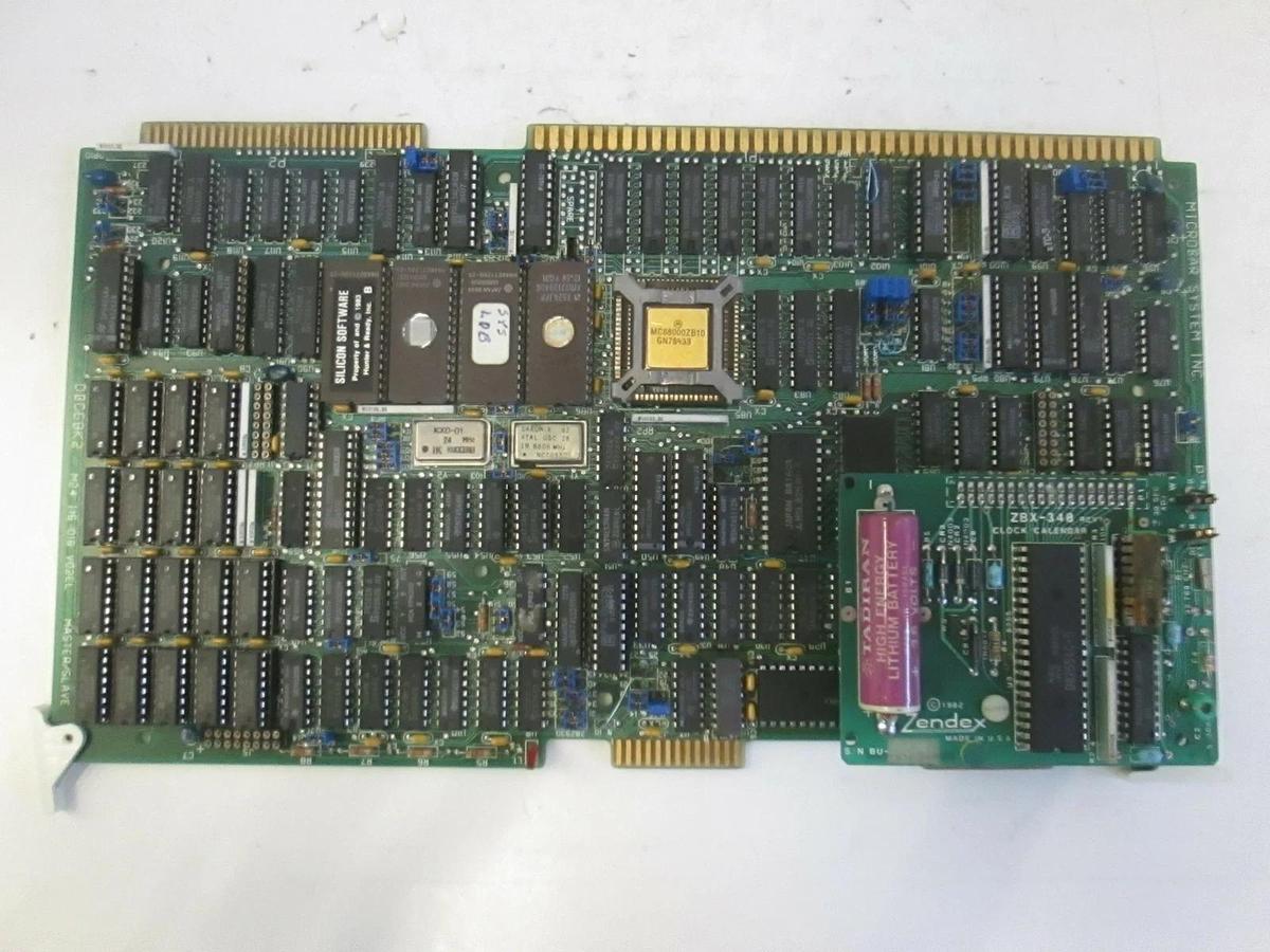 Used Microbar Systems, Master/Slave BD M24 116 D16 V02EL w/ Zendex ZBX-348 PCB, Used