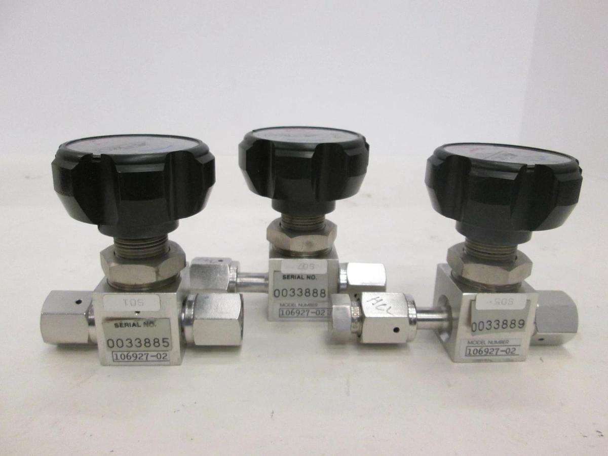 Used Aptech, Diaphragm Valve, 106927-02, Used, Lot of 3