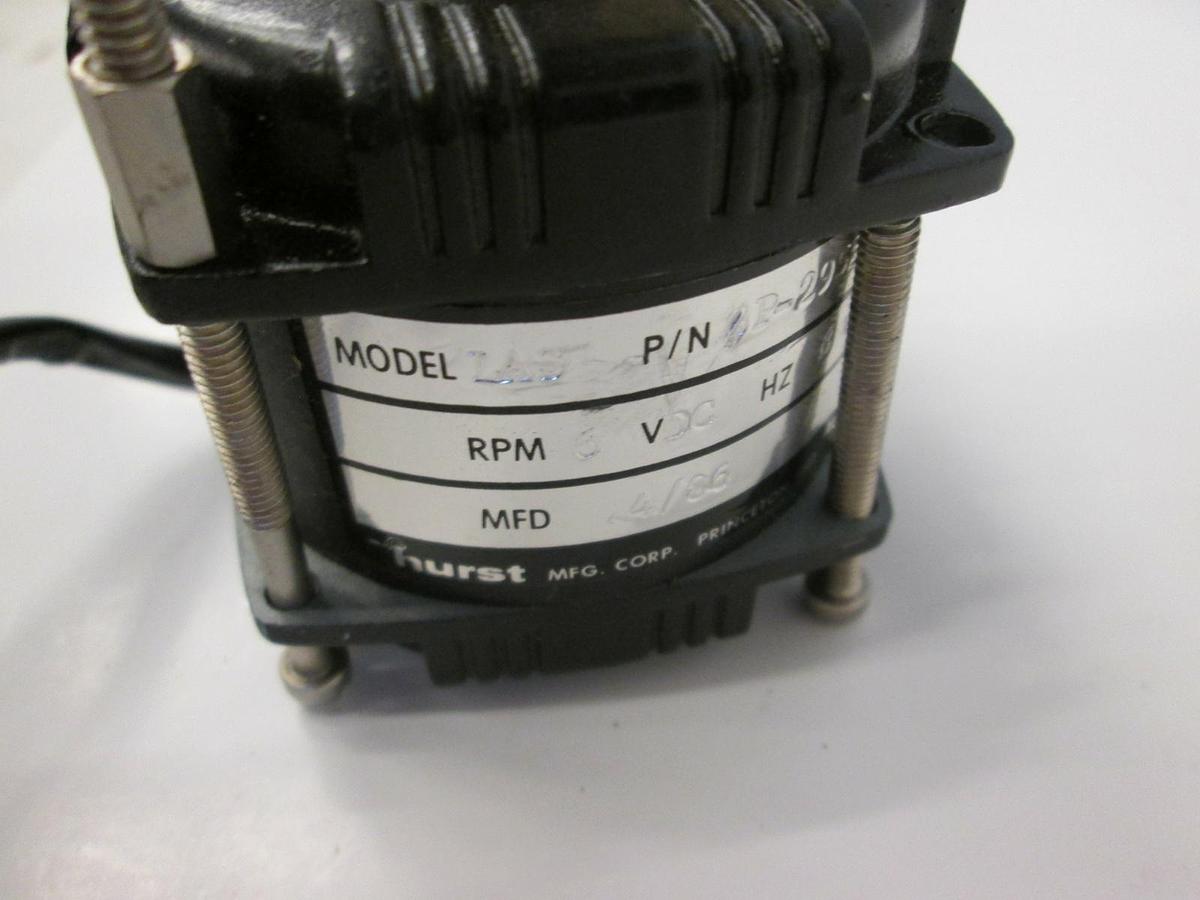 Hurst / Emerson LAS Electric Motor, SP-2955 6VDC, 8W, 4/86, Used