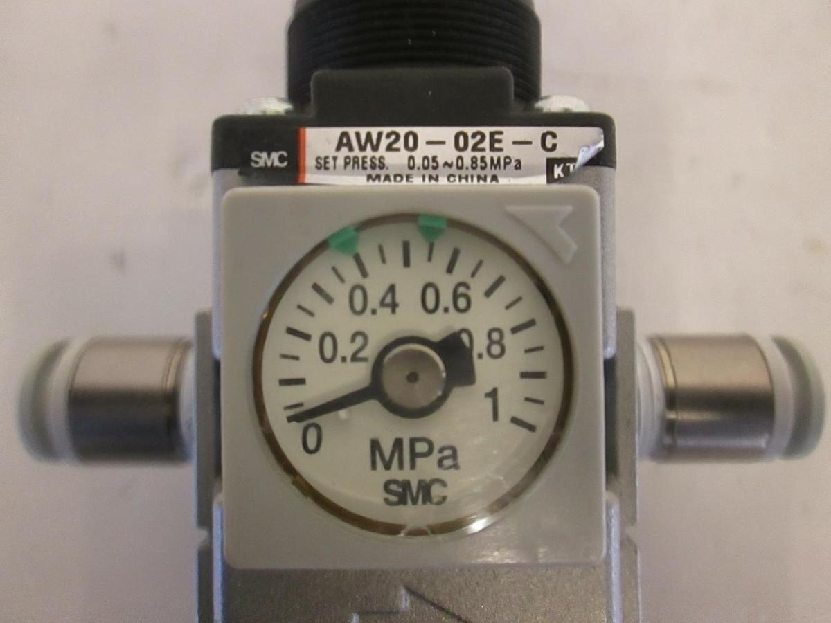 Used SMC, AW20-02E-C, Filter Regulator, Used