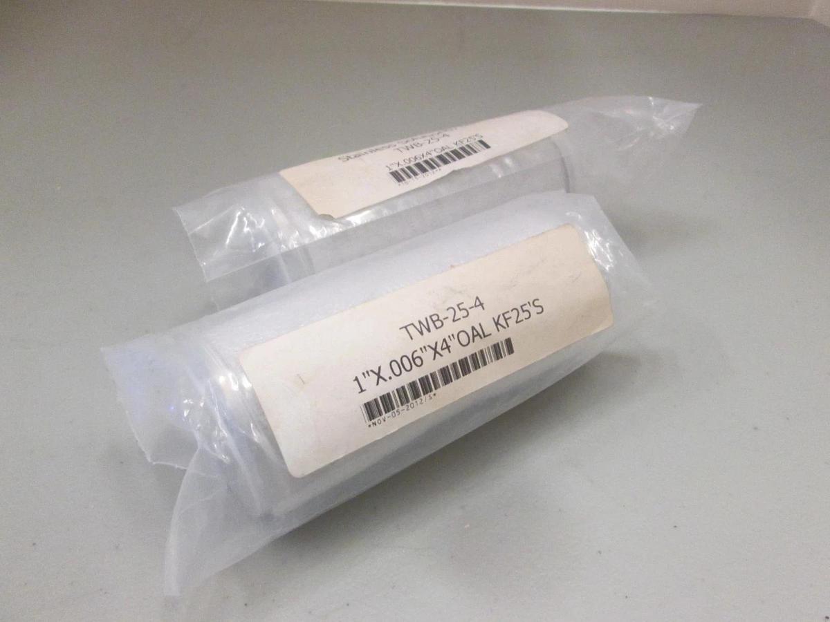 Stainless Solutions, TWB-25-4, Filter, 1"x.006"x4"OAL KF25's, New, Lot of 2