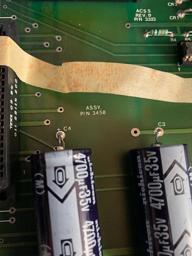 Used ACS 5 Power Supply PCB P/N 3323 / 3458