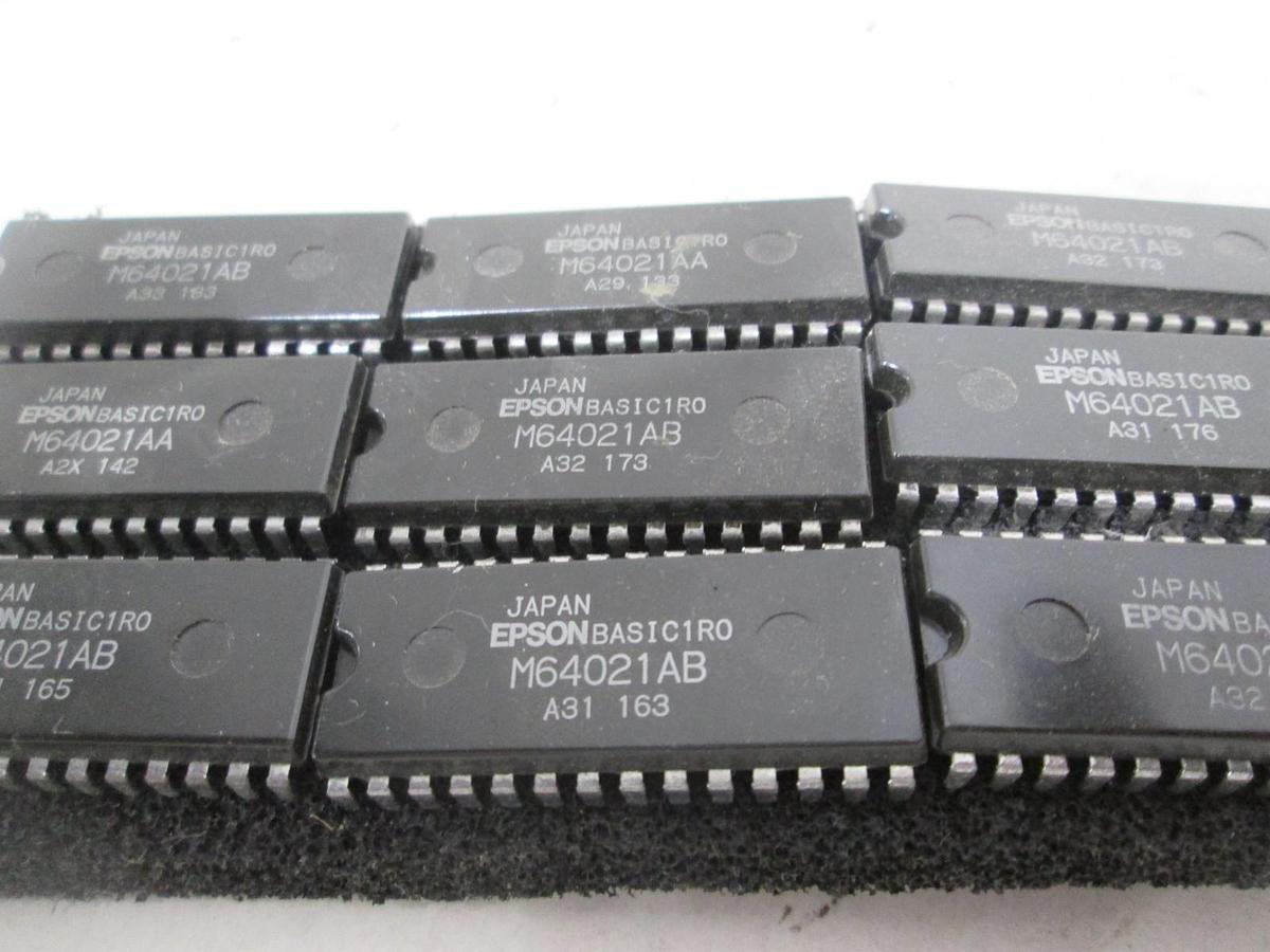 Used Epson, M64021AB, Integrated Circuit, New, Lot of 8