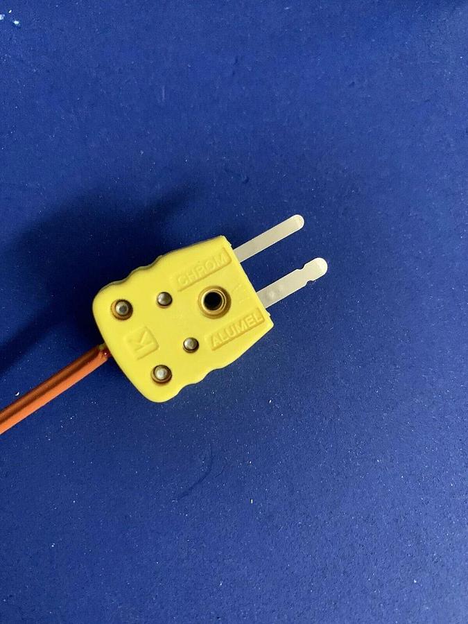 Used Omega Type K Thermocouple Probe w/ Connector, New
