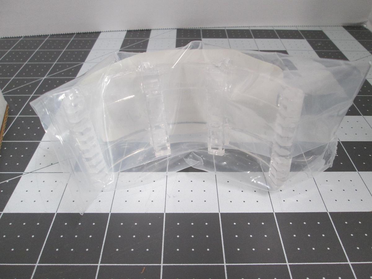 Used Prism Research Glass, CRE-410R, Baffle Carrier 286HB, 4"X10 Position NIB