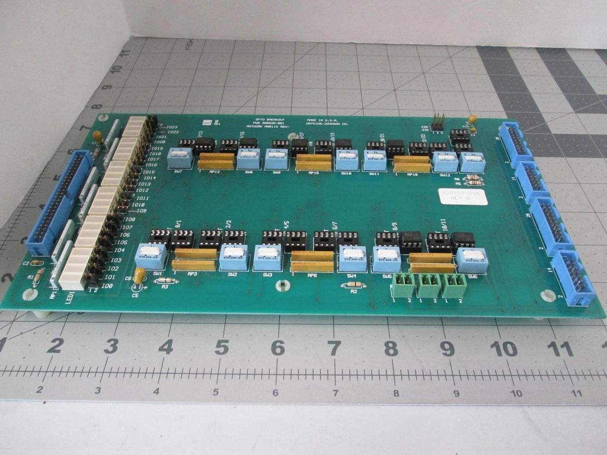 Watkins Johnson, 908597-004, Opto-Breakout Card 18-APL. New