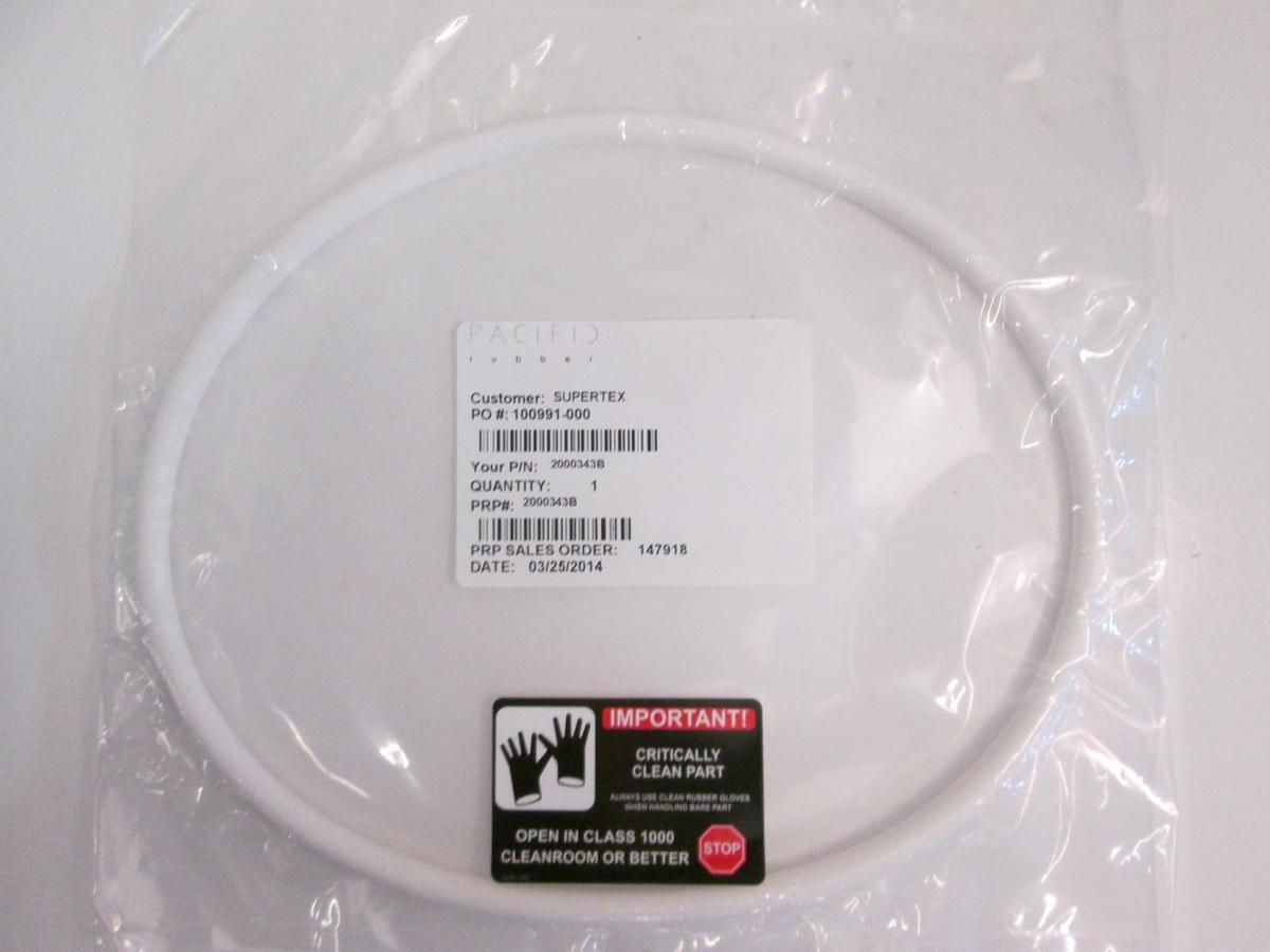 Used Pacific Rubber, 2000343B Silicone White, O-Ring Lot of 115