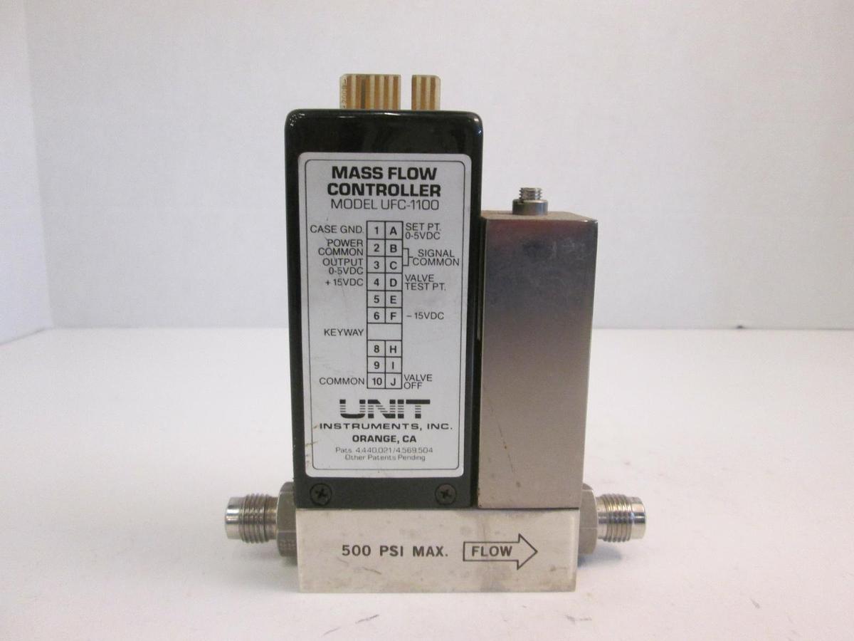 Used Unit UFC-1100 Mass Flow Controller, SIH4, 5 SLM, Used